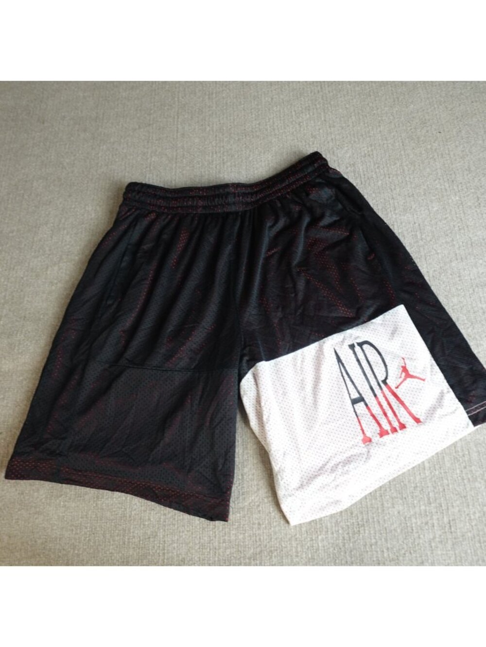 Jordan Shorts XL Black  Air Colorblock Lined Retro Mesh AR6190-010